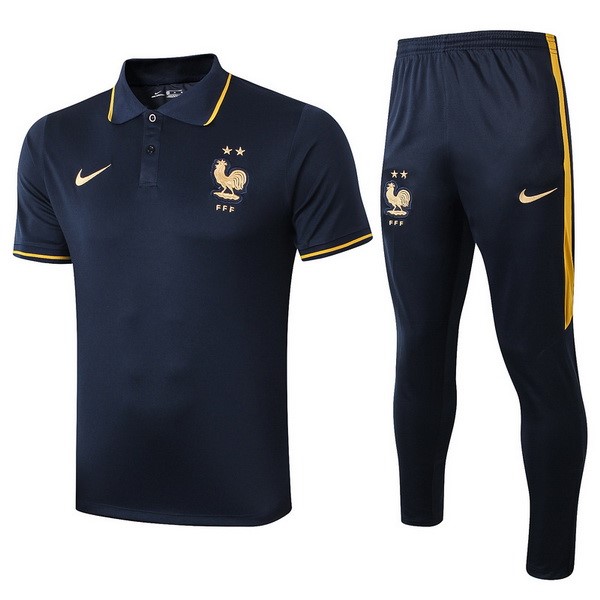 Polo Francia Conjunto Completo 2019 Azul Marino